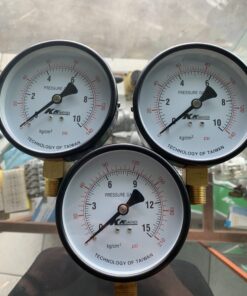Đồng hồ đo áp xuất khí nén mặt 100mm