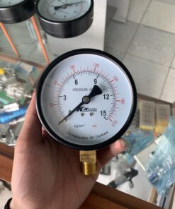 Đồng hồ đo áp xuất khí nén mặt 100mm