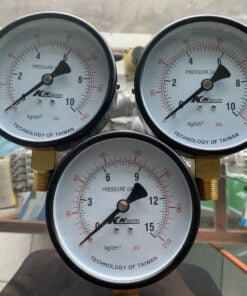 Đồng hồ đo áp xuất khí nén mặt 100mm