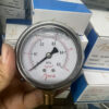 Đồng hồ đo áp xuất thủy lực phi 63mm chân đứng
