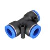 Nối khí nén, nối phun sương chữ tê PE4, 6,8,10,12,14,16mm giá sỉ