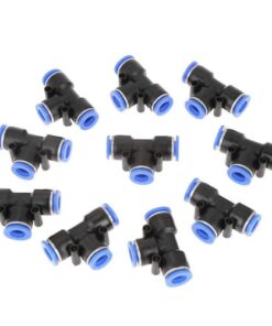 Nối khí nén, nối phun sương chữ tê PE4, 6,8,10,12,14,16mm giá sỉ