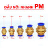 Nối khí nén, phun sương PM4, PM6, PM8, PM10, PM12