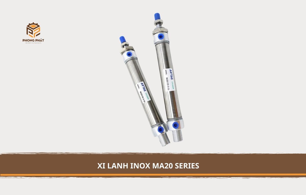 Xi lanh inox MA20 series Xi lanh inox MA20 series