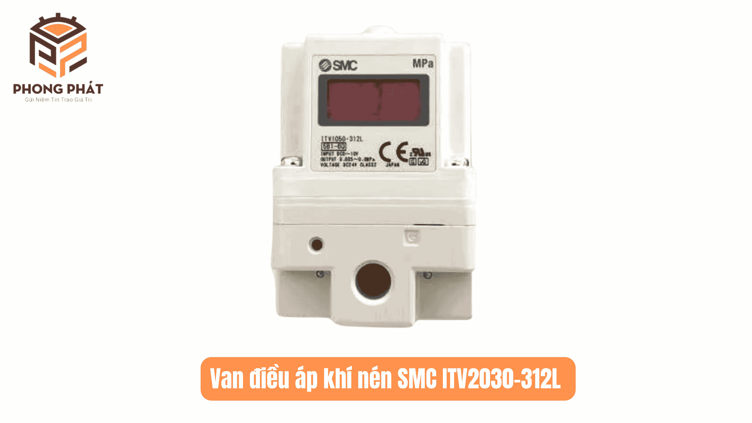 Van điều áp khí nén SMC ITV2030-312L